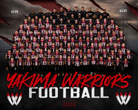 2026 Yakima Warriors Football Team Photos