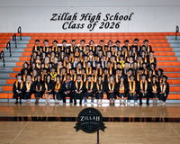 ZHS Class of 2026 Cap and Gown Photos